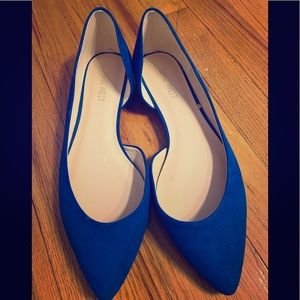 Nine West suade flats! Never worn